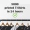 5000 Printed T-shirts in 24 hours | Lugare